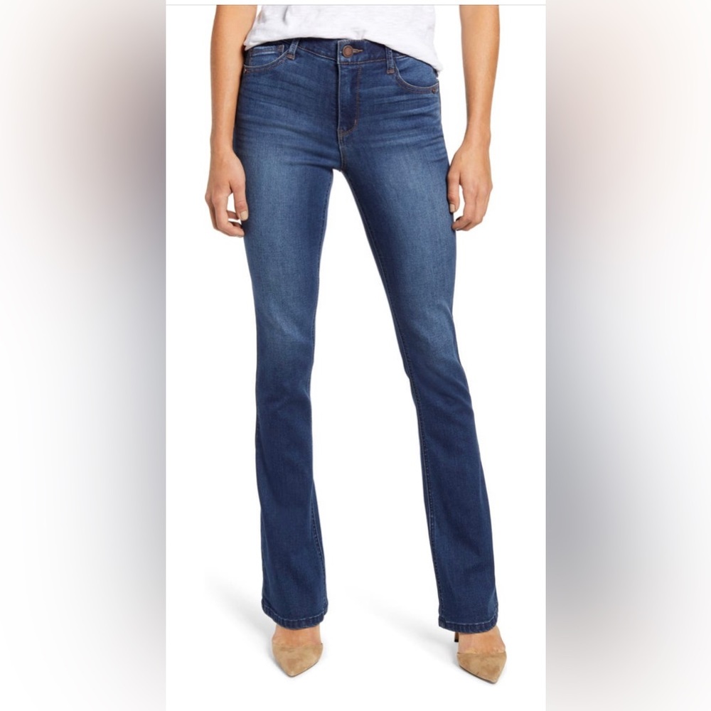 Wit & Wisdom Ab-Solution High Waist Itty Bitty Bootcut Jeans, 2 Petite